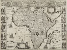 Hondius (Jodocus) After. - Africa nova Tabula, for Pierre d'Avity's Les Etats, Empires Royaumes…du