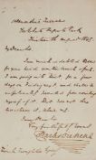 Dickens -  Autograph Letter signed to Richard Zouch Troughton, 1p (  Charles,  novelist,   1812-70)
