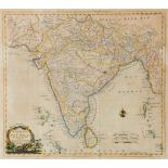 India.- Jansson (Jan) - Insula Zeilan olim Taprobana nunc incolis Tenarisimm Sri Lanka with the