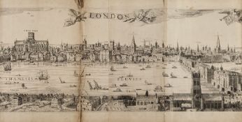 Visscher (Claesz Jans).- - London,  a panorama from Whitehall to St Katherine's Dock, from south