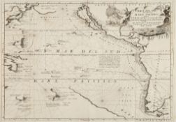 Oceania.- Coronelli (Vincenzo Maria) - Mare del Sud, detto altrimenti Mare Pacifico, depicting