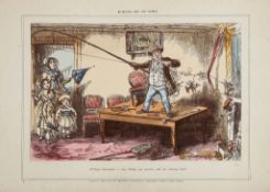 Leech (John) - Mr. Briggs & his Doings,  13 hand-coloured lithographed plates on 12 sheets,