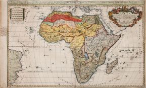 Berry (William) - Africa Divided according to the extent of its Principall Parts, large map of the
