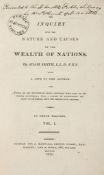 Smith (Adam) - An Inquiry into the Nature and Causes of the Wealth of Nations, 3 vol.,  fifth