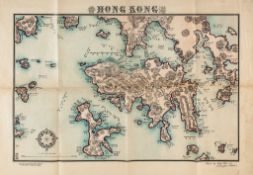 Wa (Sung Chun) - Hong Kong, topographical map of Hong Kong, Lamma Island, Po Toi, the Kowloon
