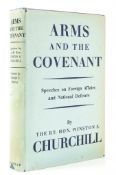 Churchill -  Arms and the Covenant, first edition, portrait frontispiece  ( Sir   Winston Spencer)
