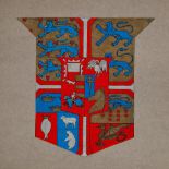 Heraldry.- - Samuels 4 albums of heraldic art, c. 1200 hand-coloured coats of arms  Samuels (