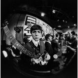 BEATLES, THE - PAUL MCCARTNEY - Fish eye lens photograph taken during The Beatles second... Fish eye