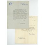 ATTLEE, CLEMENT - Typed document signed , urging the British public "of all parties Typed document