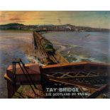 CUNEO, Terence (1907-1996) - TAY BRIDGE, British Railways lithographic poster in colours, printed by