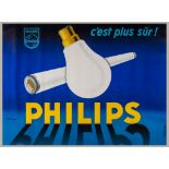 MUCKENS, P - PHILIPS, c'est plus sur! lithographic poster in colours, printed by Maron