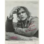 BRANDO, MARLON - Black and white, half- length United Artists promotional... Black and white,