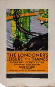 WALKER, H.A. - THE LONDONERS, Southern Railway lithograph in colours, 1926, printed by Adam Bros and