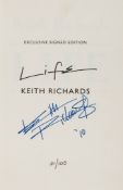RICHARDS, KEITH - Copy of 'Life', Limited Edition, signed and dated by Keith... Copy of 'Life',