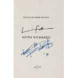 RICHARDS, KEITH - Copy of 'Life', Limited Edition, signed and dated by Keith... Copy of 'Life',