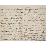 MARTINEAU, HARRIET - Autograph letter signed to an unknown recipient who promised to... Autograph