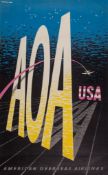 LEWITT-HIM - AOA USA lithograph in colours, c.1950, printed by W.R.Royle  &  son, Ltd., Ltd.,