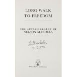 MANDELA, NELSON - Long Walk to Freedom , first British edition, signed and dated "N  Long Walk to