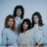 QUEEN - Rare colour photograph by Mick Rock of Brian May, Freddie Mercury Rare colour photograph