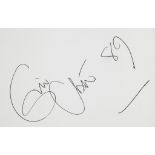 AUTOGRAPH ALBUM - INCL. ERIC CLAPTON - Autograph album with signatures of actors, musicians and