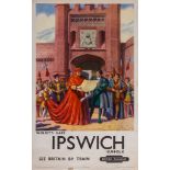 CATTERMOLE, Lance (1898-1992) - IPSWICH, British Railways lithograph in colours, printed by Jordison