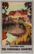 SPRADBERRY, Walter Ernest - THE CONSTABLE COUNTRY, LNER lithographic poster in colours, printed by