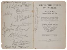 GOLF LEGENDS - ANDREW BLAIR - Across the Fields of Wirral, signed by legendary golfers members...