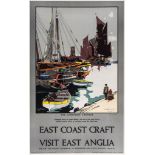 MASON, Frank H (1876 -1965) - EAST COAST CRAFT, LNER, Lowestoft Trawler lithographic poster in