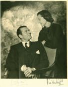 LEIGH, VIVIEN & LAURENCE OLIVIER - Black and white photograph by Vivienne of Laurence Olivier and...