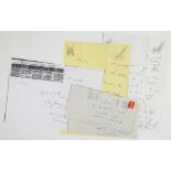 KRAY, REGINALD - Two autograph letter signed on personalised stationery Two autograph letter