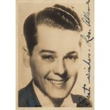 AUTOGRAPH ALBUM - ENTERTAINERS, 1930s - 1940s - Autograph album with signatures of entertainers