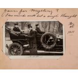 AUTOGRAPH ALBUM - ACTORS & ENTERTAINERS 1911-1912 - Autograph album containing signatures by early
