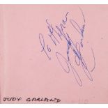 AUTOGRAPH ALBUM - INCL. JUDY GARLAND - Autograph album with signatures of American and European