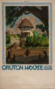 HERRICK, Frederick Charles (1887-1970) - CRUTCH HOUSE, Layton, Harlow lithographic poster in