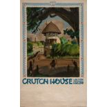 HERRICK, Frederick Charles (1887-1970) - CRUTCH HOUSE, Layton, Harlow lithographic poster in