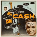 CASH, JOHNNY & JUNE CARTER CASH - A 12" vinyl copy of 'Johnny Cash with His Hot and Blue Guitar' A