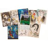 CHAGALL, MARC - Collection of postcards from the Chagalls Collection of postcards from the Chagalls,