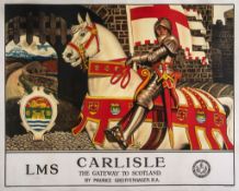 GREIFFENHAGEN, Maurice (1862-1931) - CARLISLE, LMS lithographic poster in colours, 1924, printed