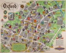 SAYER, J.P. - OXFORD, British Railways lithographic poster in colours, printed by Chromoworks