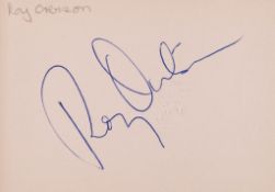 AUTOGRAPH ALBUM - ENTERTAINERS - Autograph album with signatures by entertainers, actors and