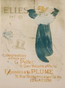 TOULOUSE-LAUTREC, Henri de (1864-1901) - ELLE lithographic poster in colours, 1896, cond. A,