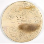 SIGNED BANJO SKIN -INCL. FRED ASTAIRE, BING CROSBY - A banjo skin featuring signatures of