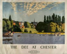 WILKINSON, Norman (1878 -1971) - THE DEE AT CHESTER, British Railways lithographic poster in