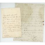 ROSS, JOHN - Autograph letter by Captain John Ross to the Governor and... Autograph letter by