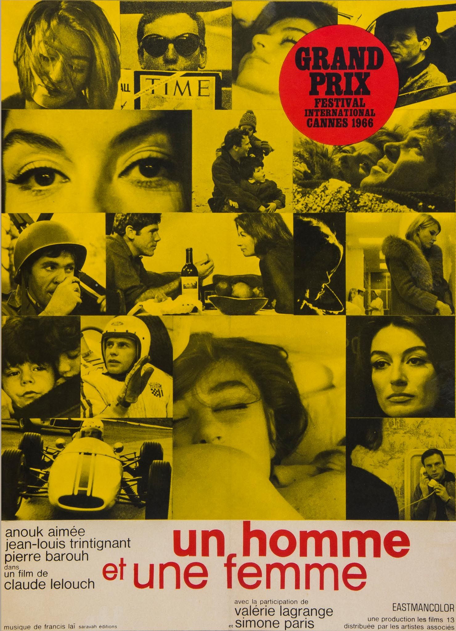 UN HOMME ET UNE FEMME offset posters in colours, 1966, framed and glazed 31 x 23ins (79 x 59cm.) and - Image 2 of 2