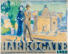 COOPER, Austin (1890-1964) - HARROGATE, The British Spa, LNER lithographic poster in colours,