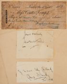 AUTOGRAPH ALBUM - INCL. CHARLES DICKENS - Autograph album. mostly late nineteenth century,