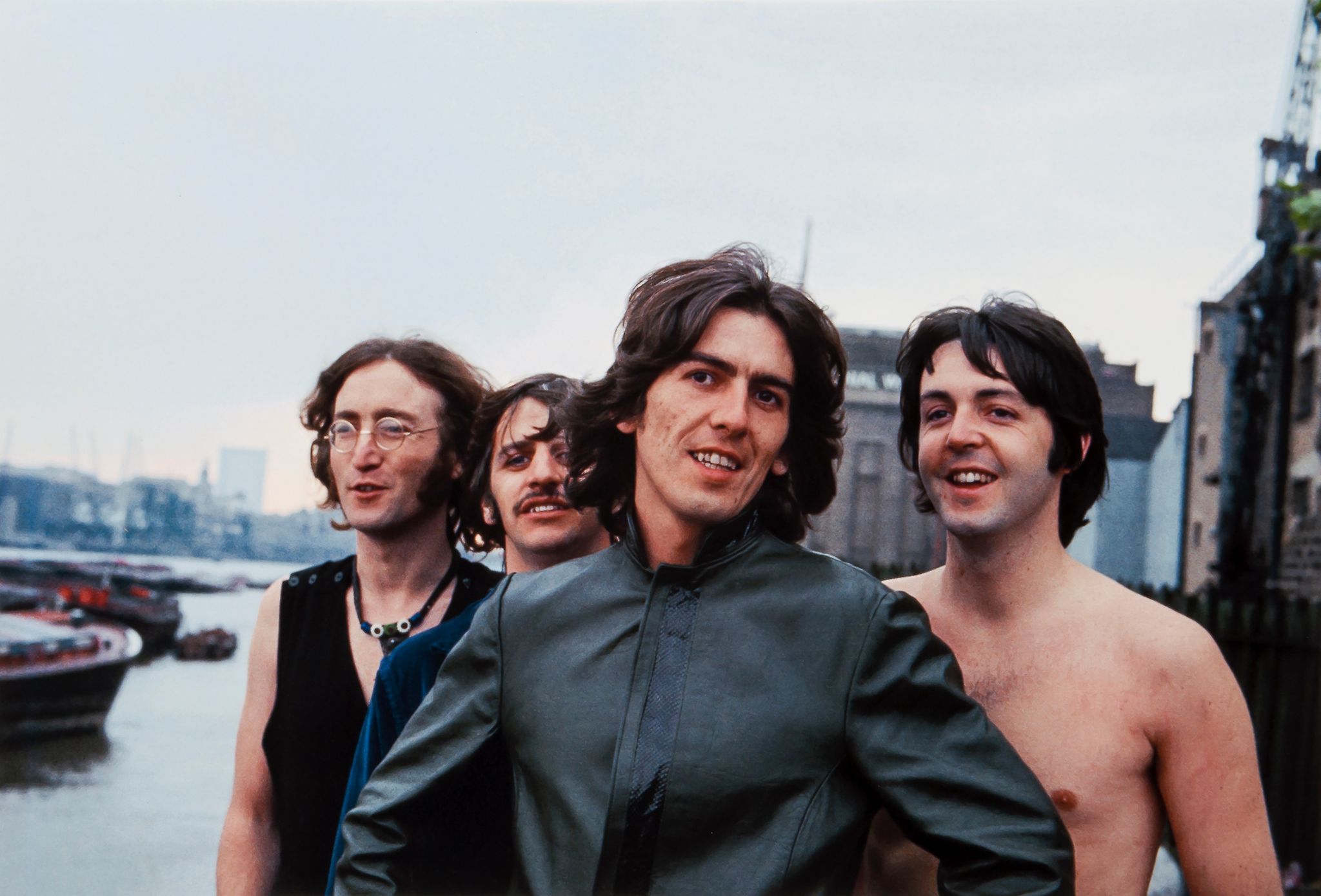 MURRAY, TOM -  THE BEATLES - Scene From The Thames I , St Katherine's Dock, 28 July 1968  Scene From