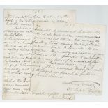 TROLLOPE, ANTHONY - Final two pages of a holograph manuscript by Anthony Trollope... Final two pages