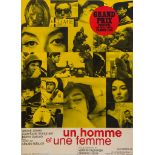 UN HOMME ET UNE FEMME offset posters in colours, 1966, framed and glazed 31 x 23ins (79 x 59cm.) and